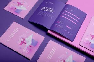 Folding brochure
